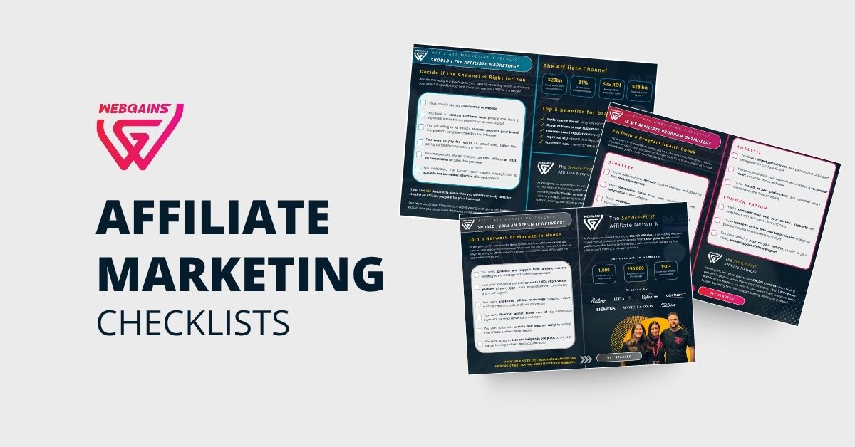 Affiliate Marketing Checklists for every stage of your journey
